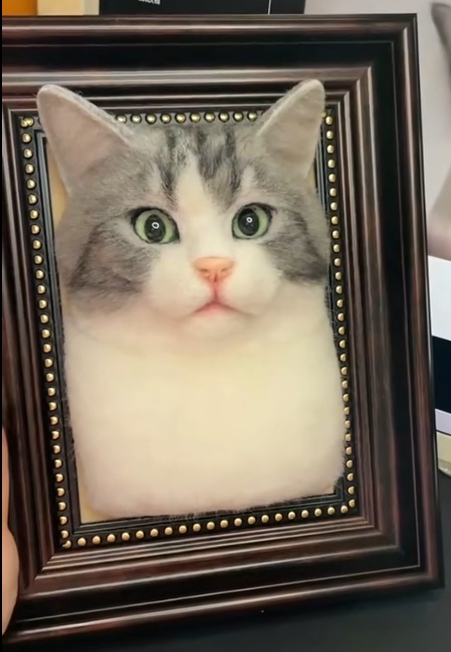 Framed Pet Head Portrait