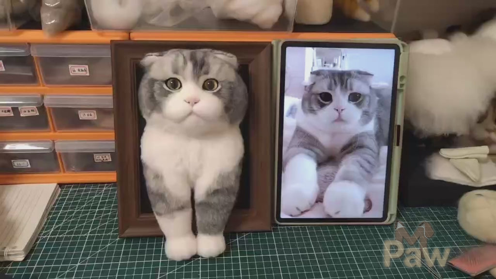 Framed Pet Bust Portrait