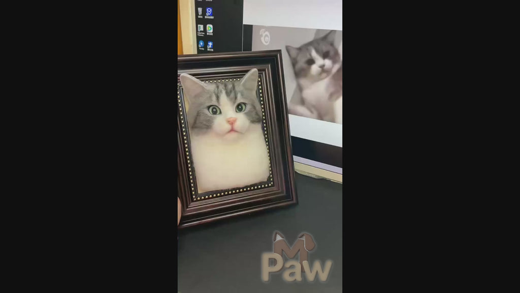 Framed Pet Head Portrait